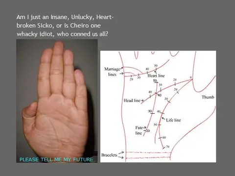 Mystic reads my palm