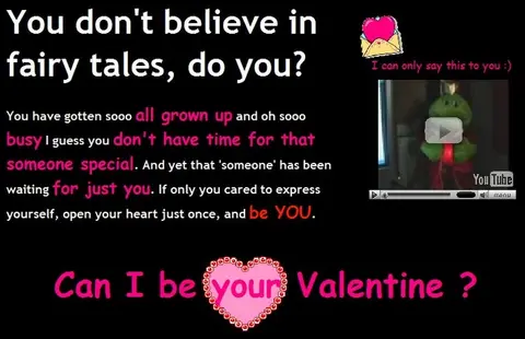 Postcards with my valentine