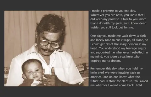 Postcard to my Uncle